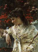 Alfred Stevens Reverie oil painting reproduction